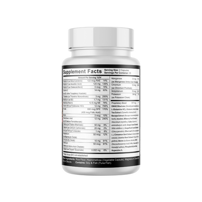 IQ Blast Pro Brain Supplement 30 Day Supply 60 Capsules