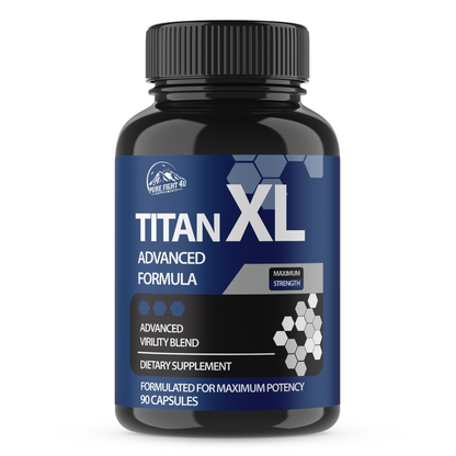 Titan XL Advanced Virility Blend 4 Bottles 360 Capsules