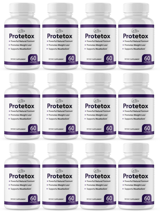 Protetox Weight Loss Formula - 12 Bottles 720 Capsules