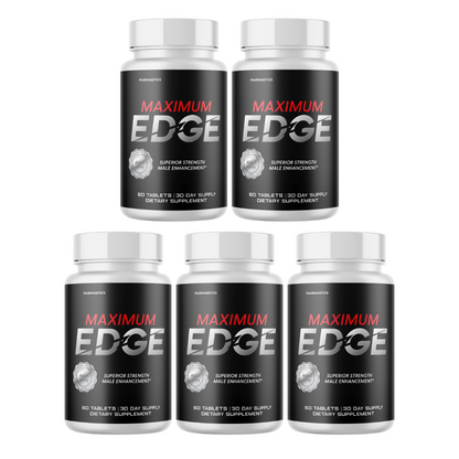 Maximum Edge Superior Strength 5 Bottles 300 Tablets