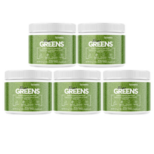 Tonic Greens Supplement Powder - Dietary Supplement 28 Servings 5 Bottles