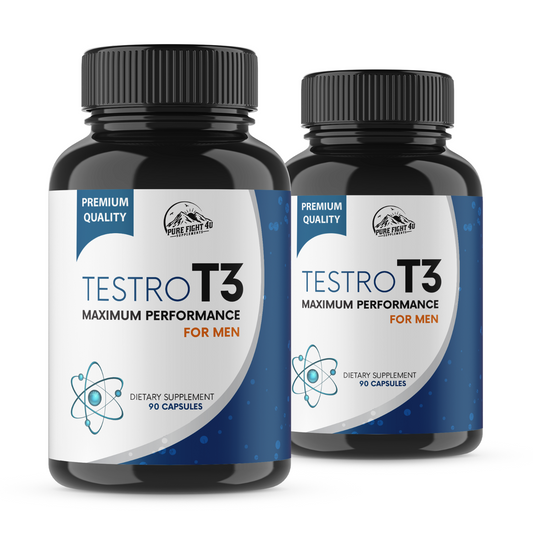 Testro T3 Pills Maximum Performance for Men - 2 Bottles 180 Capsules