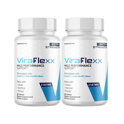 ViraFlexx Male Performance Support 2 Bottles 120 Capsules