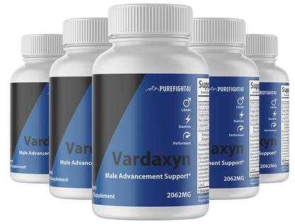 Vardaxyn Pills Male Advancement Support - 5 Bottles 300 Capsules