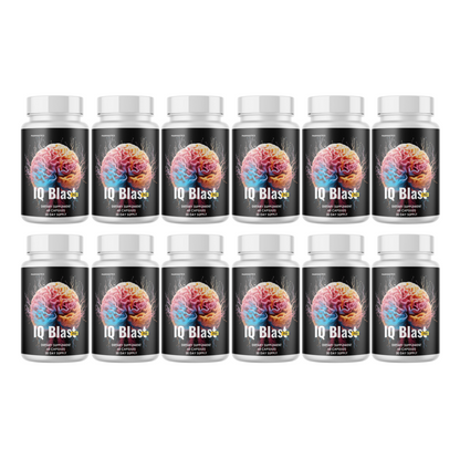 IQ Blast Pro Brain Supplement 12 Bottles 720 Capsules