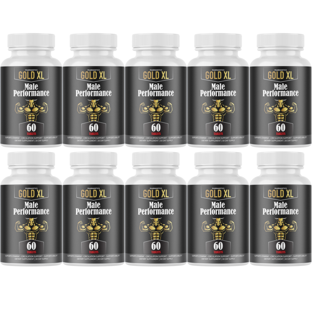 Gold XL for Men, GoldXL Enhancement Pills for Advanced Performance- 10 Bottles