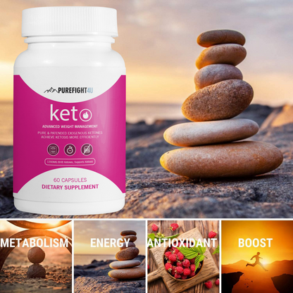 Keto Advanced Weight Management Formula - 12 Bottles 720 Capsules