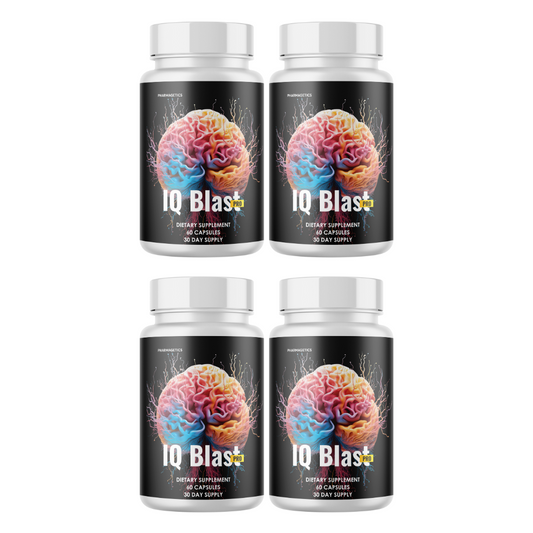 IQ Blast Pro Brain Supplement 4 Bottles 240 Capsules