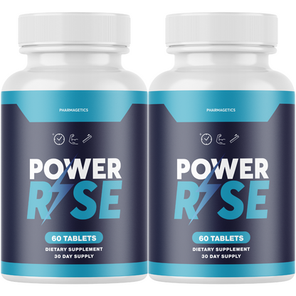 Power Rise Pills, Power Rise for Men, Advanced Male Support - 2 Bottles