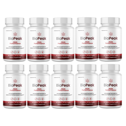 BioPeak Men Enhancement Capsules, BioPeak Pills Last longer BiggerD 10 Bottles