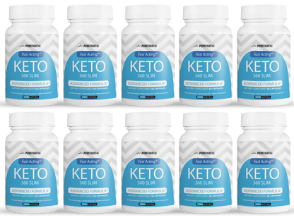 Keto 360 Slim Fast Acting Advanced Formula - 12 Bottles 720 Capsules