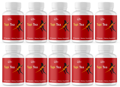 Tupi Tea Dietary Supplement - 10 Bottles 600 Capsules