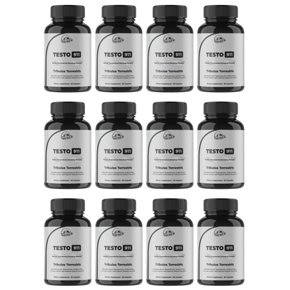 Testo 911 Tribulus Terrestris 12 Bottles 1080 Capsules