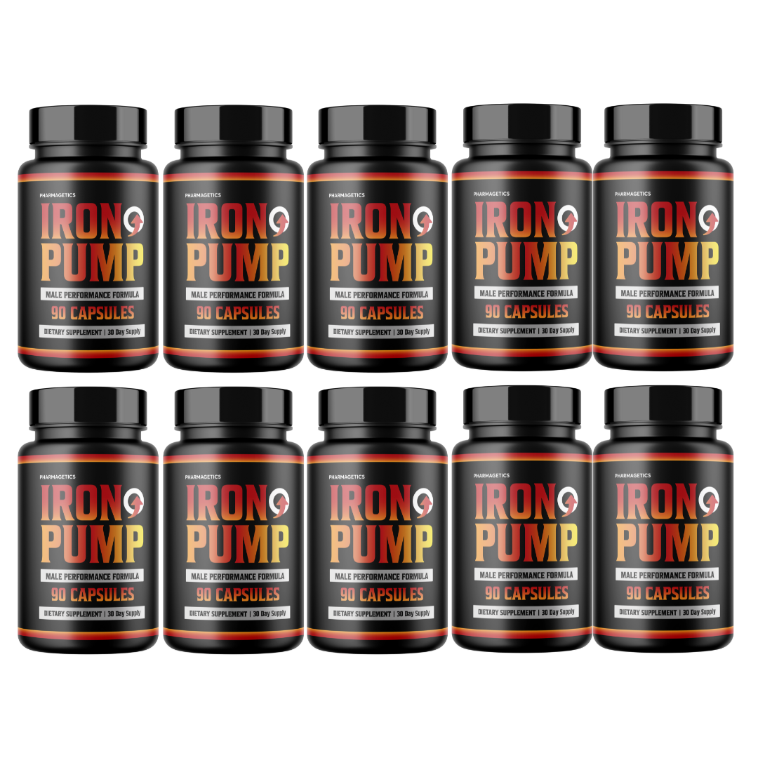 Iron Pump Male Performance Formula 10 Bottles 900 Capsules