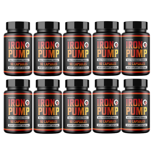 Iron Pump Male Performance Formula 10 Bottles 900 Capsules