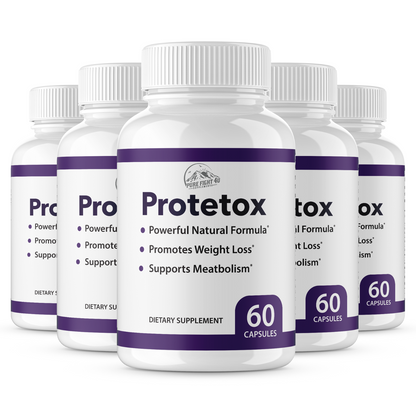 Protetox Weight Loss Formula - 5 Bottles 300 Capsules