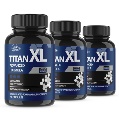 Titan XL Advanced Virility Blend 3 Bottles 270 Capsules