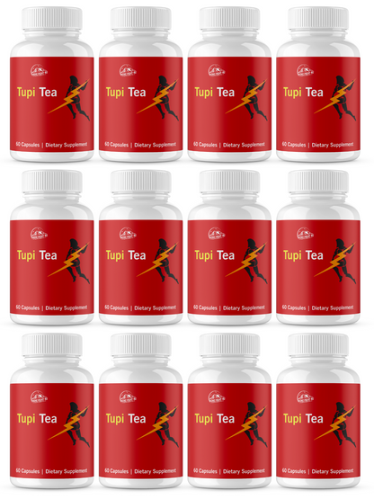 Tupi Tea Dietary Supplement - 12 Bottles 720 Capsules