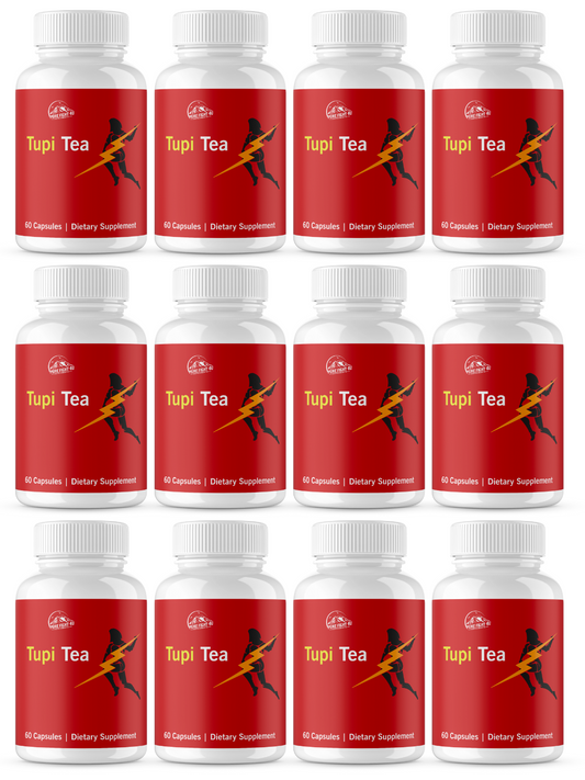 Tupi Tea Dietary Supplement - 12 Bottles 720 Capsules