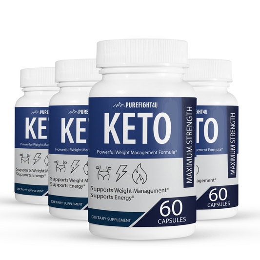 Keto Maximum Strength 4 Bottles 240 Capsules