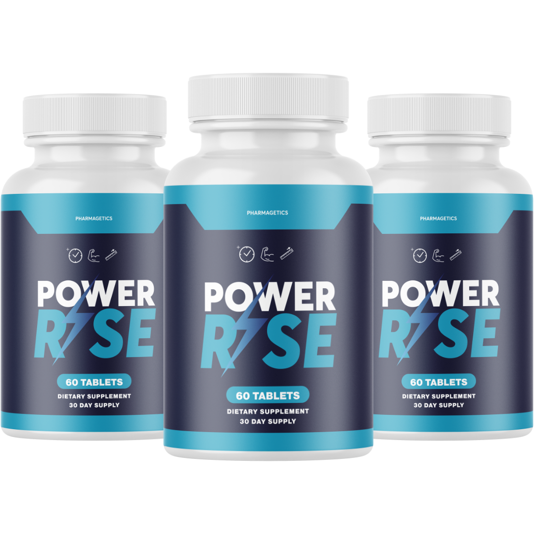 Power Rise Pills, Power Rise for Men, Advanced Male Support - 3 Bottles