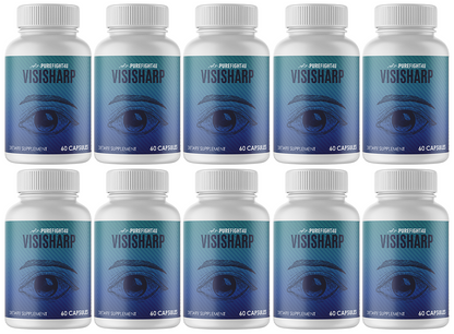 VISISHARP 10 Bottles 600 Capsules