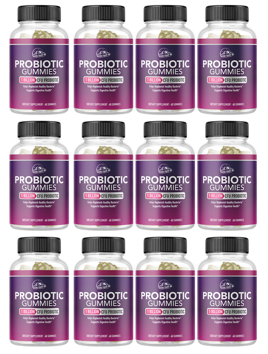 Probiotic Gummies 1 Billion CFU 12 Bottles 720 Gummies