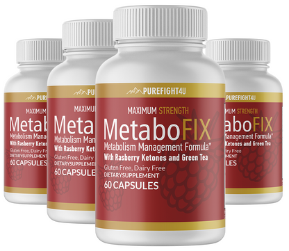 Metabofix Metabolism Management Formula 4 Bottles 240 Capsules