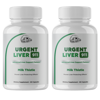 Urgent Liver 911 Advanced Liver Support Formula 2 Bottles 120 Capsules