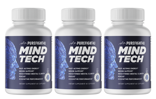 MindTech Nootropic Technologies  Brain Booster Supplement 3 Bottles 180 Capsules