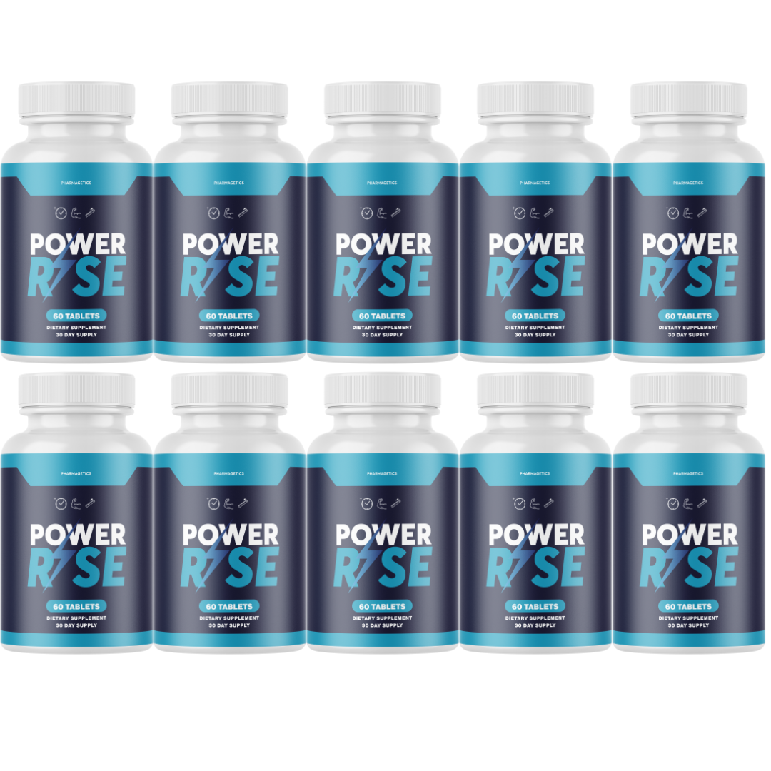 Power Rise Pills, Power Rise for Men, Advanced Male Support - 10 Bottles