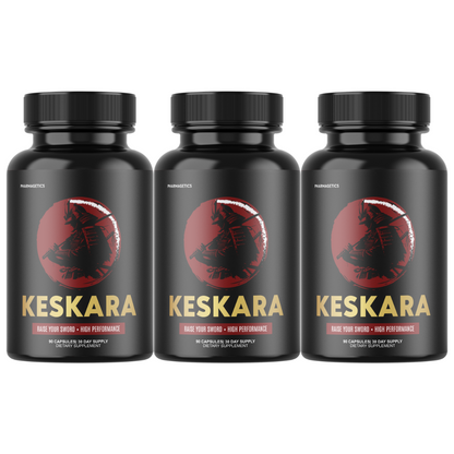 Keskara Male Health Pills to Boost Vitality and Overall Performance - 3 Bottles