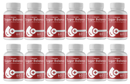 Sugar Balance Supports Healthy Blood Sugar Levels 12 Bottles 720 Veg Caps