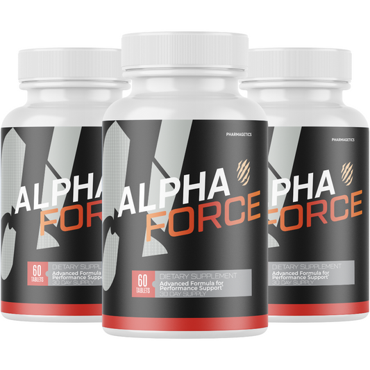 Alpha Force Dietary Supplement For Men ED, AlphaForce Capsules - 3 Bottles