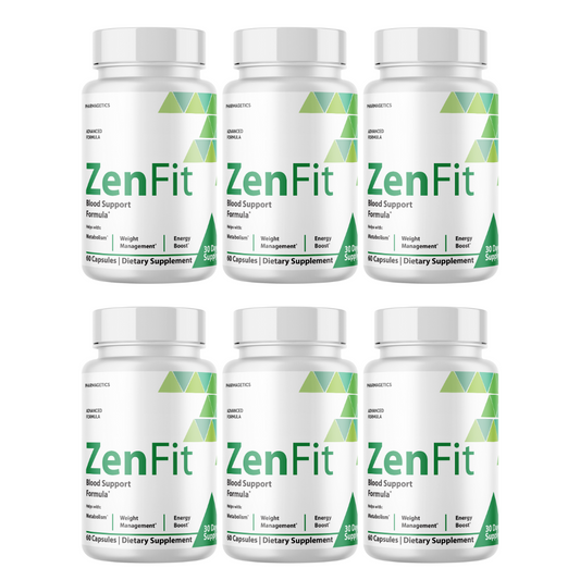 ZenFit Blood Support Formula 6 Bottles 360 Capsules