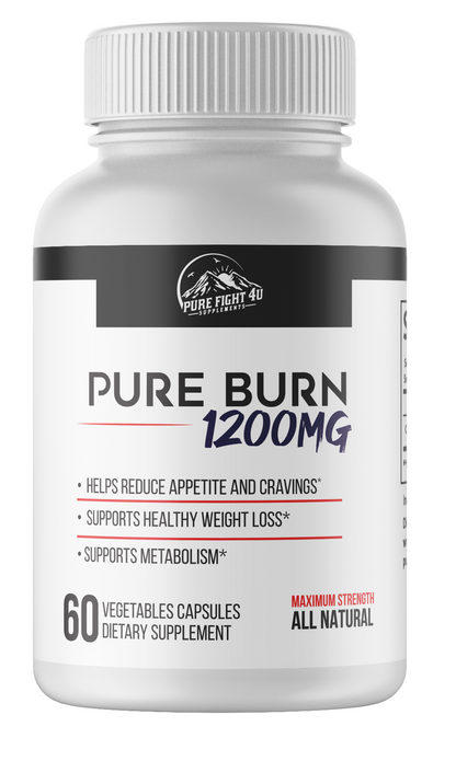 Pure Burn 1200mg Dietary Supplement - 5 Bottles 300 Capsules