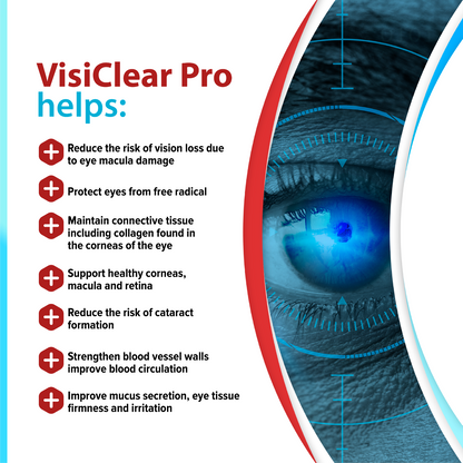 5 Bottles VisiClear Pro Advanced Eye Health Formula 60 Capsules x 5