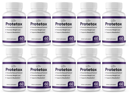 Protetox Weight Loss Formula - 10 Bottles 600 Capsules