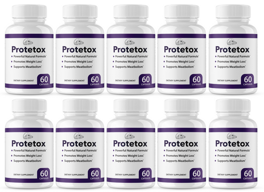 Protetox Weight Loss Formula - 10 Bottles 600 Capsules