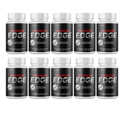 Maximum Edge Superior Strength 10 Bottles 600 Tablets