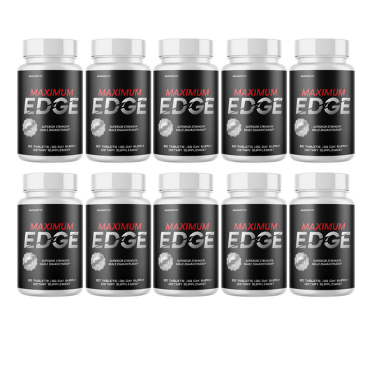 Maximum Edge Superior Strength 10 Bottles 600 Tablets