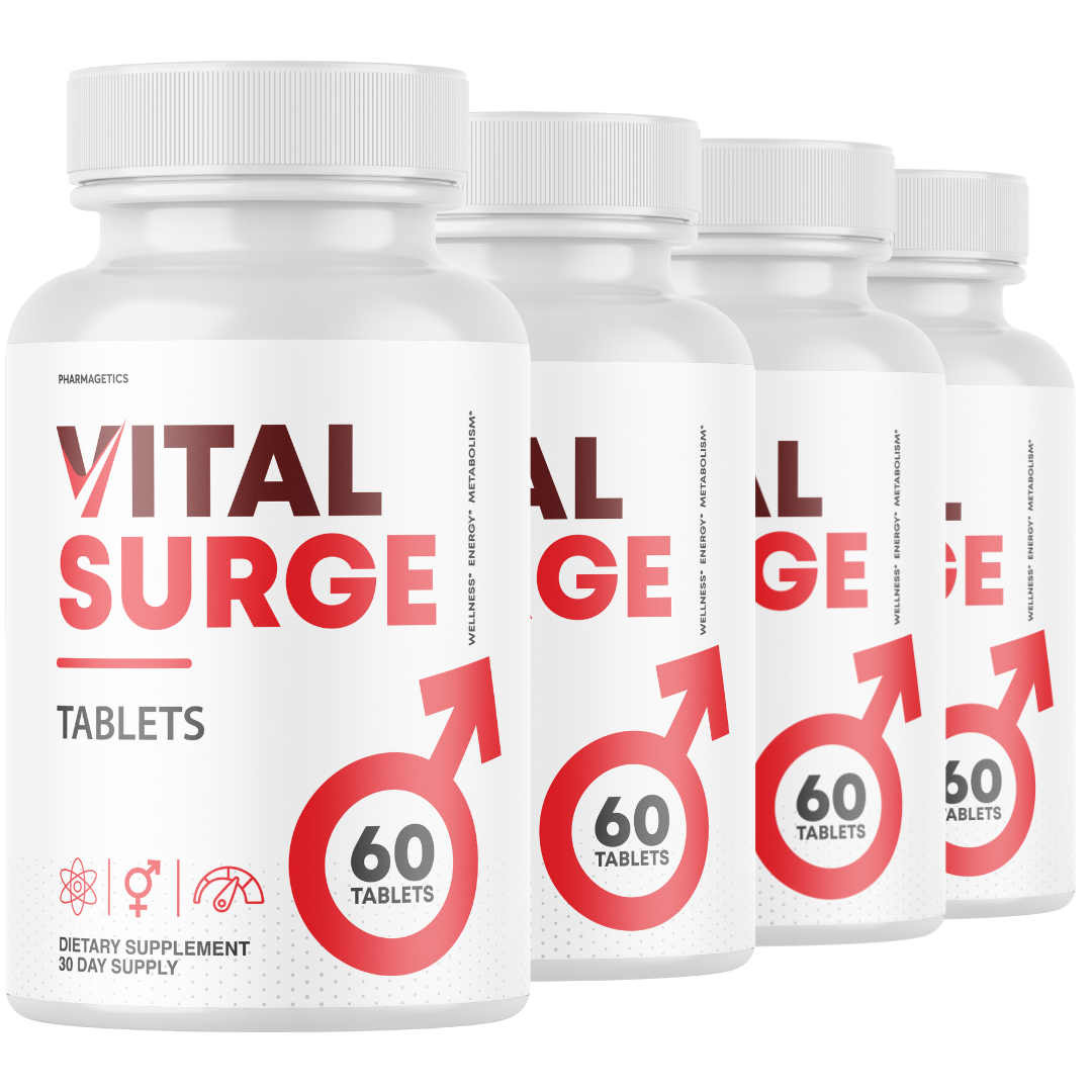 Vital Surge Male Tablets Vital Surge Testo Support Tablets - 4 Bottles