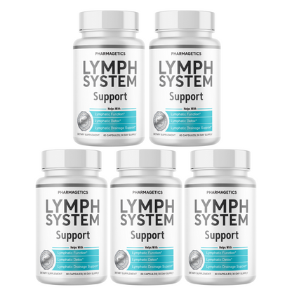 Lymph System Support | Lymph Detox & Cleansing Repair Formula - 5 Bottles