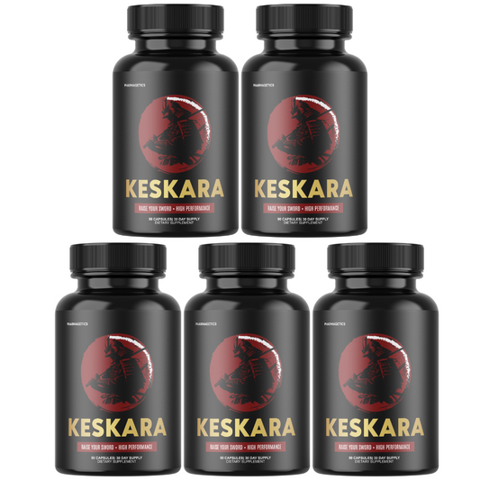 Keskara Male Health Pills to Boost Vitality and Overall Performance - 5 Bottles