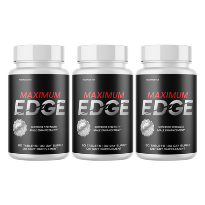 Maximum Edge Superior Strength 3 Bottles 180 Tablets