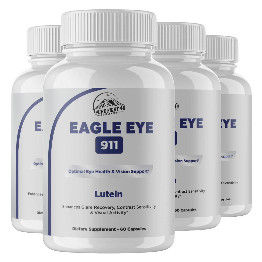 Eagle Eye 911 Optimal Eye Health & Vision Support 4 Bottles 240 Capsules