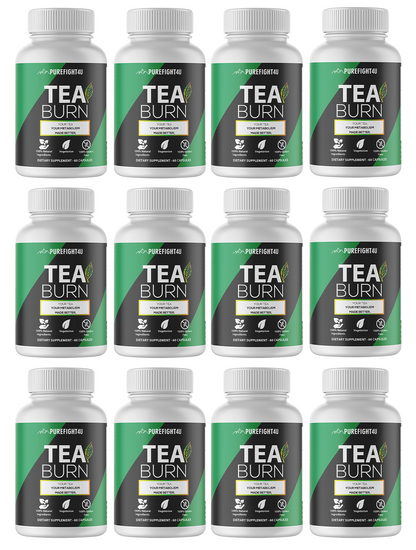 Tea Burn Dietary Supplement 12 Bottles 720 Capsules