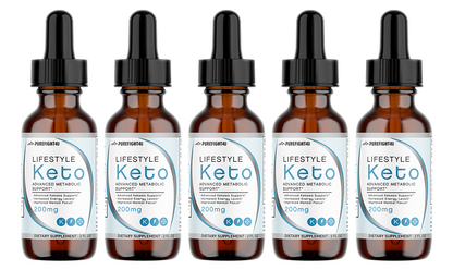 Lifestyle Keto Advanced Metabolic Support 2 Fl. oz. - 5 Bottles