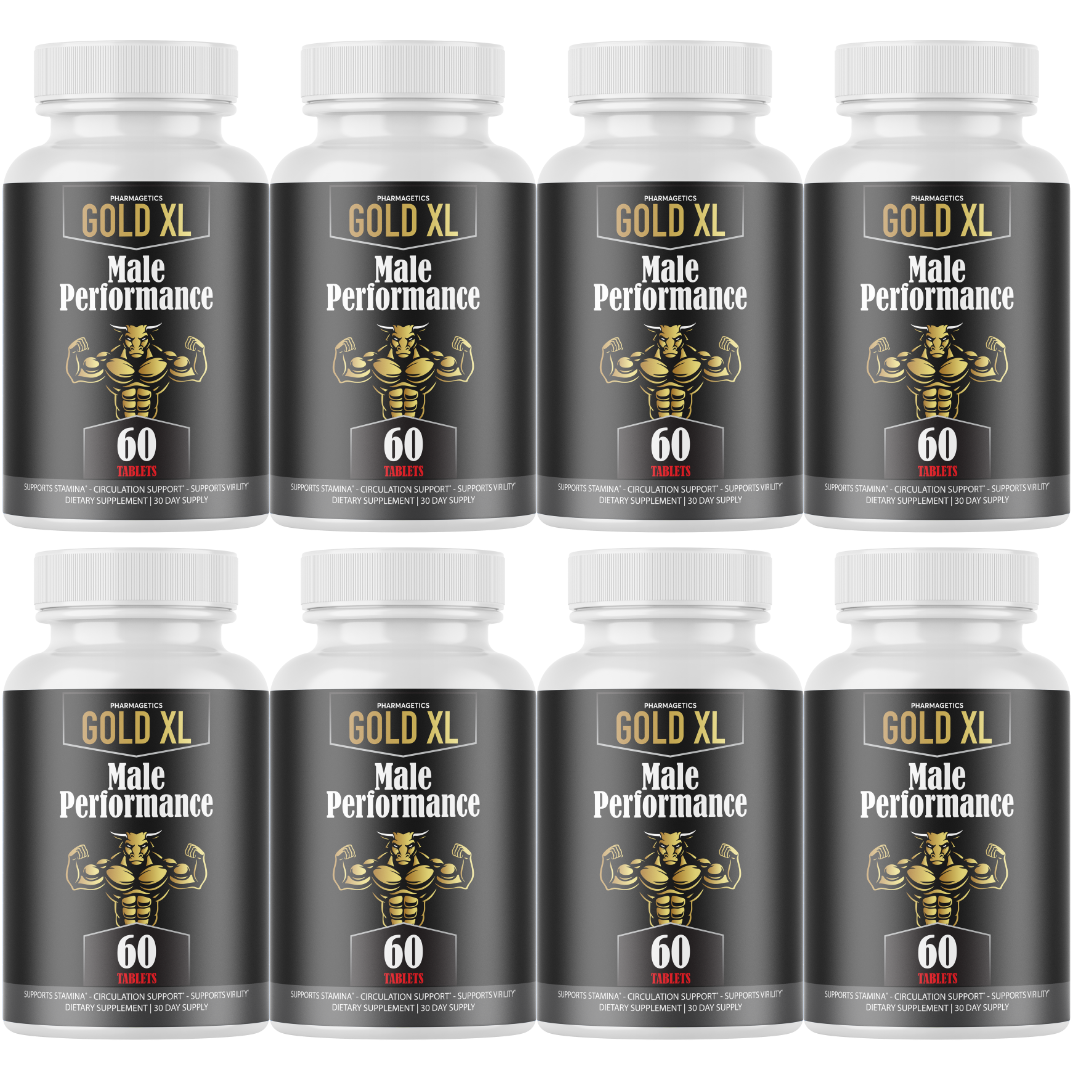 Gold XL for Men, GoldXL Enhancement Pills for Advanced Performance- 8 Bottles