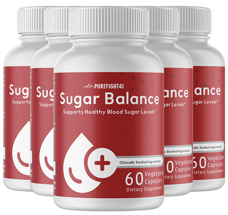 Sugar Balance Supports Healthy Blood Sugar Levels 5 Bottles 300 Veg Caps